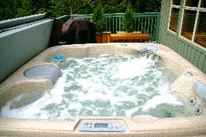 New private hot tub