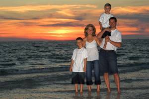 Family Sunset Photo