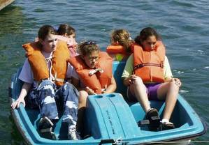 Kids paddle Boat